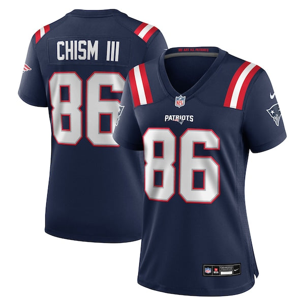 Efton Chism III New England Patriots Nike Women's Team Game Jersey - Navy