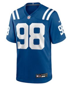 Alternative view of Eric Johnson II Indianapolis Colts Nike Team Game Jersey -  Royal
