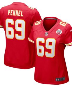 Alternative view of Mike Pennel Kansas City Chiefs Nike Women's  Game Jersey -  Red