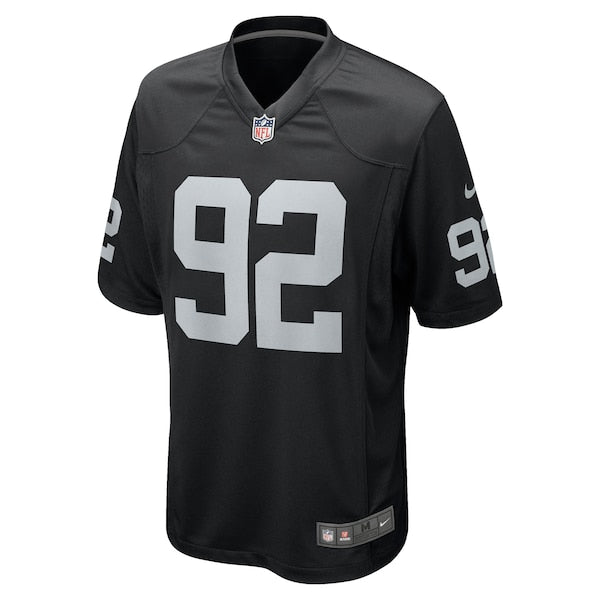 Richard Seymour Las Vegas Raiders Nike Retired Player Game Jersey - Black - Image 2