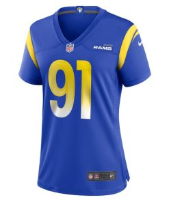 Alternative view of Kobie Turner Los Angeles Rams Nike Women's Home Game Jersey - Royal