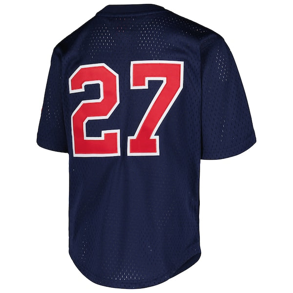 David Ortiz Minnesota Twins Youth Cooperstown Collection Mesh Batting Practice Jersey - Navy - Image 3