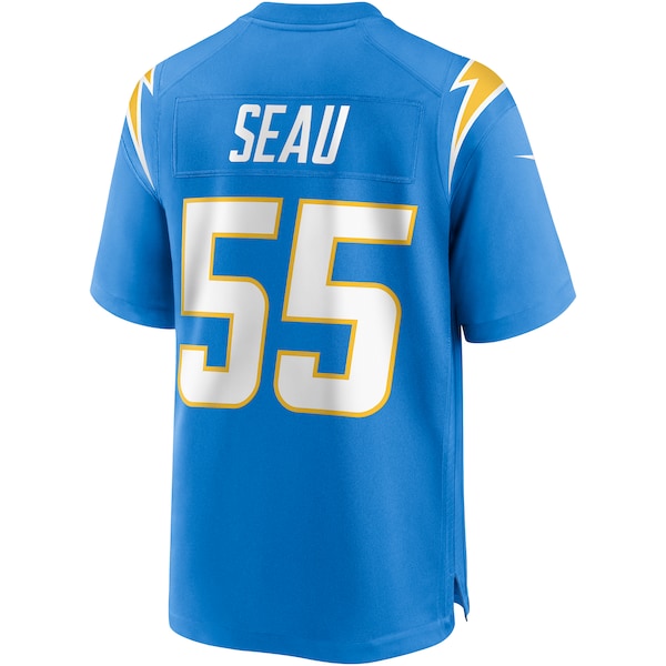 Junior Seau Los Angeles Chargers Nike Game Retired Player Jersey - Powder Blue/Royal - Image 4