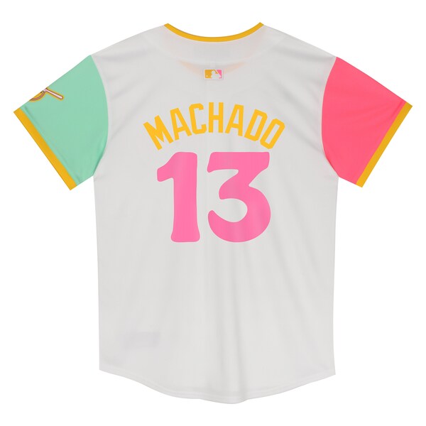Manny Machado San Diego Padres Nike Preschool City Connect Limited Player Jersey - White - Image 3