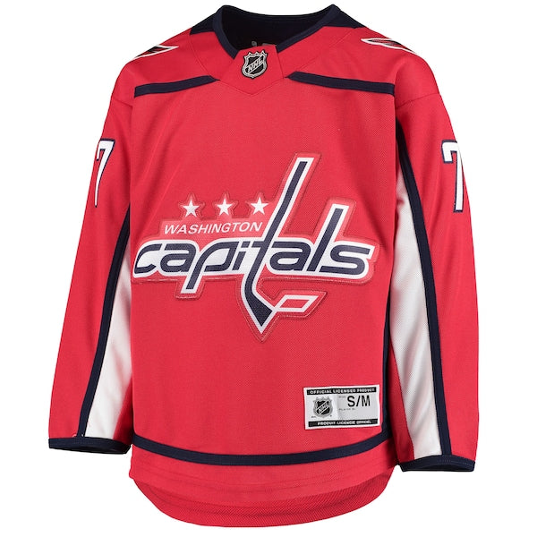 TJ Oshie Washington Capitals Youth Home Premier Player Jersey - Red/Navy - Image 3