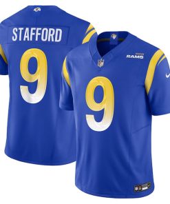 Alternative view of Matthew Stafford Los Angeles Rams Nike Vapor F.U.S.E. Limited Jersey - Royal/White