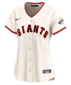 Alternative view of Rafael Devers San Francisco Giants Nike Women's Home Limited Player Jersey - Cream