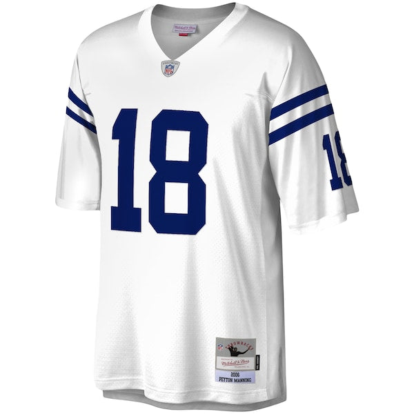 Peyton Manning Indianapolis Colts Legacy Replica Jersey - White/Royal - Image 3