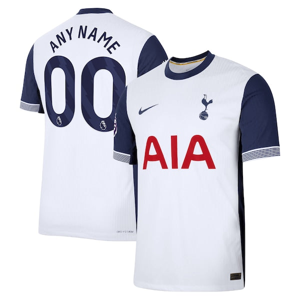 Tottenham Hotspur Nike 2024/25 Home Authentic Custom Jersey - White - Image 2