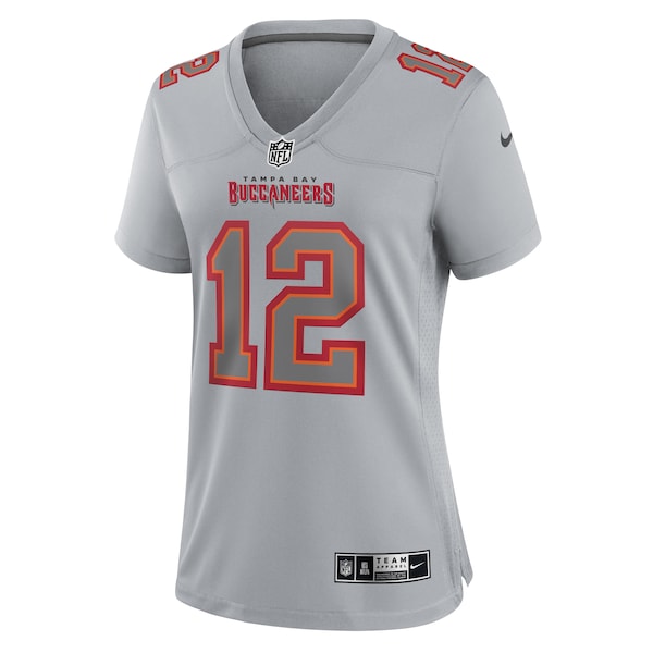 Tom Brady Tampa Bay Buccaneers Nike Women's Atmosphere Fashion Game Jersey - Gray - Image 2