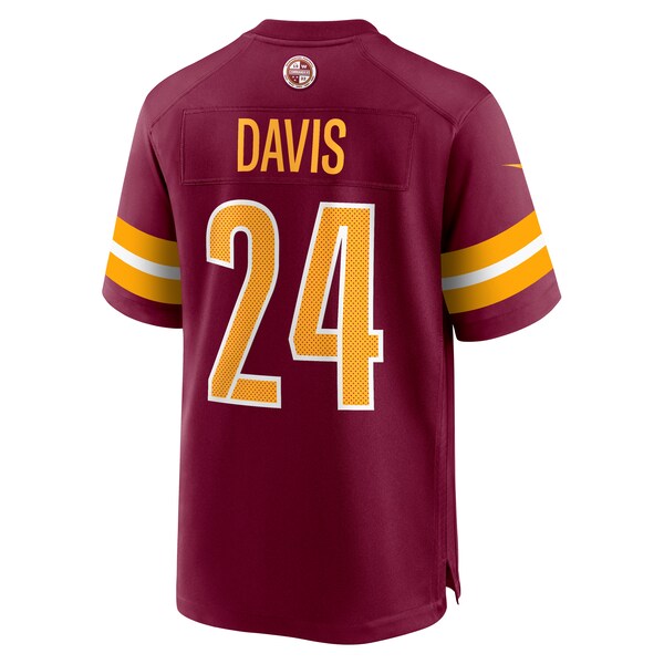 Michael Davis Washington Commanders Nike Game Jersey - Burgundy - Image 3