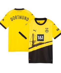 Borussia Dortmund Puma Women's 2023/24 Home Replica Jersey - Yellow