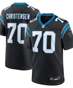 Brady Christensen Carolina Panthers Nike Team Game Jersey - Black