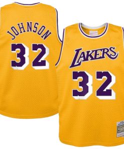 Magic Johnson Los Angeles Lakers Toddler 1984/85 Swingman Jersey - Gold