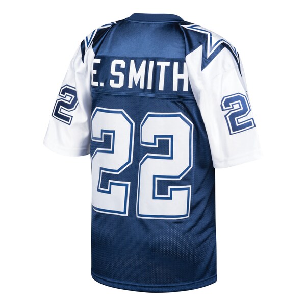 Emmitt Smith Dallas Cowboys 1995 Authentic Throwback Retired Player Jersey - Navy - Image 3
