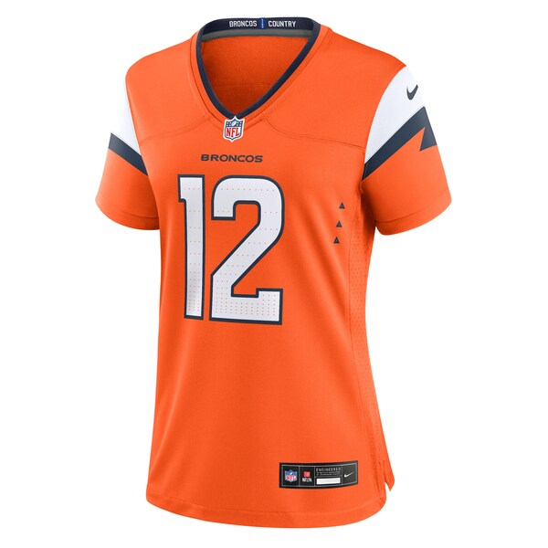 RJ Harvey Denver Broncos Nike Women's Team Game Jersey - Orange - Image 2