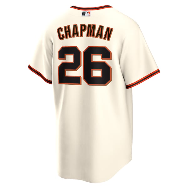 Matt Chapman San Francisco Giants Nike Home Replica Jersey - Cream - Image 3