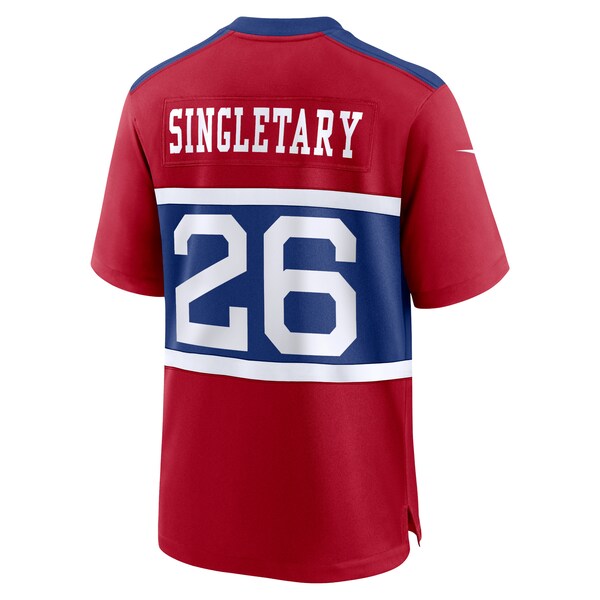 Devin Singletary New York Giants Nike Youth Alternate Player Game Jersey - Century Red - Image 3