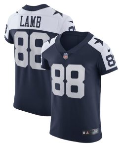 Alternative view of CeeDee Lamb Dallas Cowboys Nike Alternate Vapor Elite Jersey - Navy/White