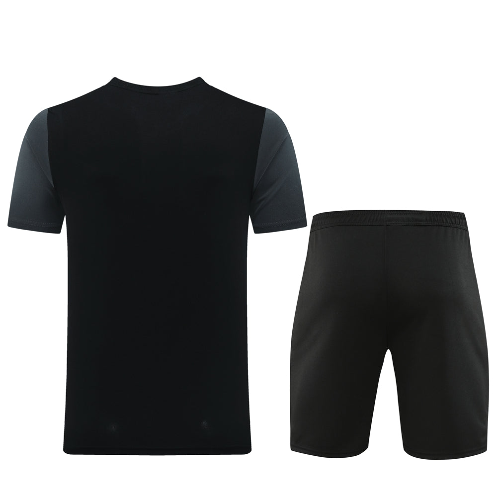 Nike Short Sleeve Training Jersey Set-ND03- Black/Grey - Image 2