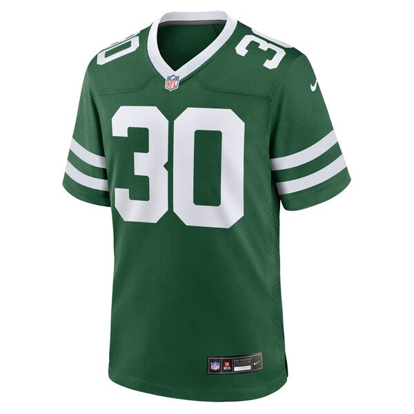 Michael Carter II New York Jets Nike Team Game Jersey - Legacy Green - Image 3