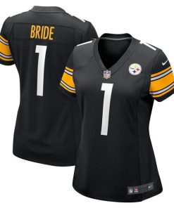Number 1 Bride Pittsburgh Steelers Nike Women's Game Jersey - Black