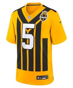 Alternative view of Jalen Ramsey Pittsburgh Steelers Nike Alternate 1933 Throwback Game Jersey - Gold