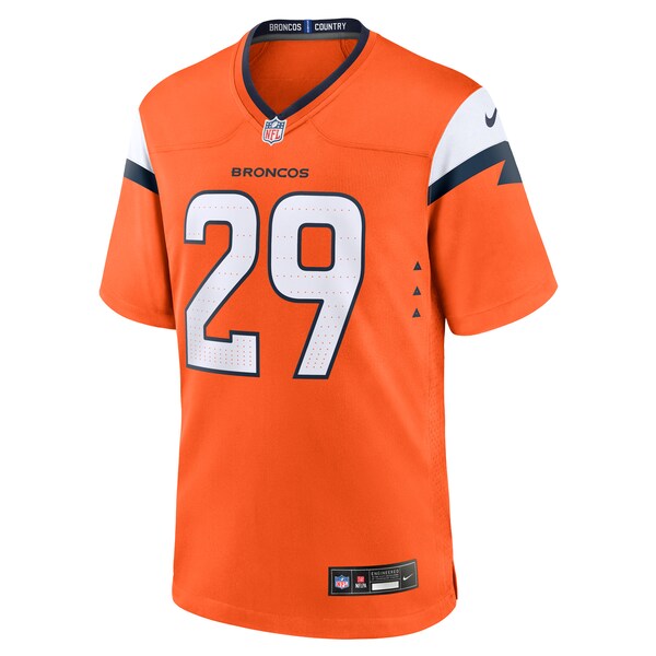 Ja'Quan McMillian Denver Broncos Nike Team Game Jersey - Orange - Image 2