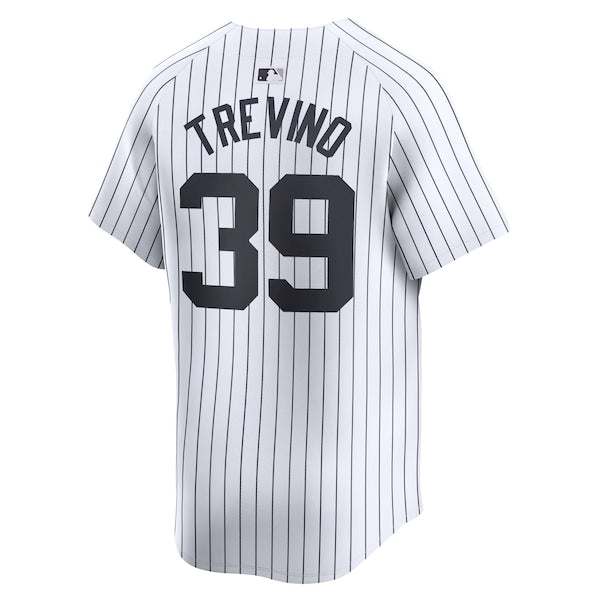 Jose Trevino New York Yankees Nike Home Limited Player Jersey - White - Image 3