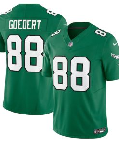 Dallas Goedert Philadelphia Eagles Nike Vapor F.U.S.E. Limited Jersey - Kelly Green