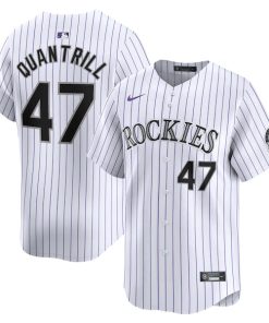 Cal Quantrill Colorado Rockies Nike Home Limited Player Jersey - White
