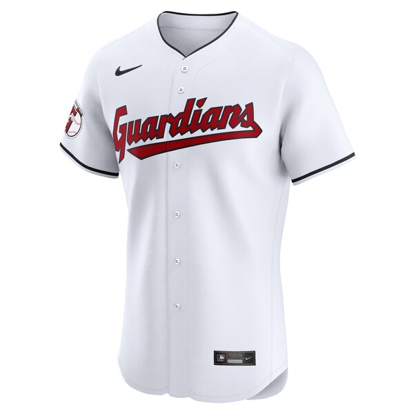 Cleveland Guardians Nike Home Elite Pick-A-Player Retired Roster Jersey - White - Image 2