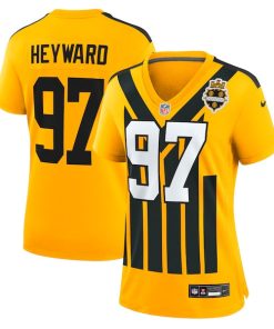 Cameron Heyward Pittsburgh Steelers Nike Women's Alternate 1933 Throwback Game Jersey - Gold