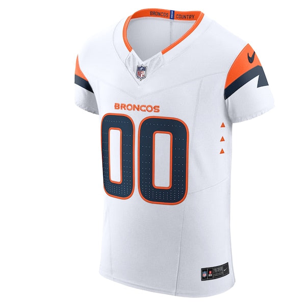 Denver Broncos Nike Vapor F.U.S.E. Elite Custom Jersey - White - Image 2