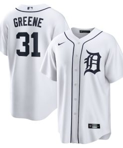 Riley Greene Detroit Tigers Nike Replica Player Jersey - White