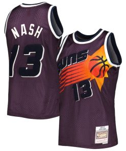 Steve Nash Phoenix Suns 1996/97 Hardwood Classics Off-Court Swingman Jersey - Purple