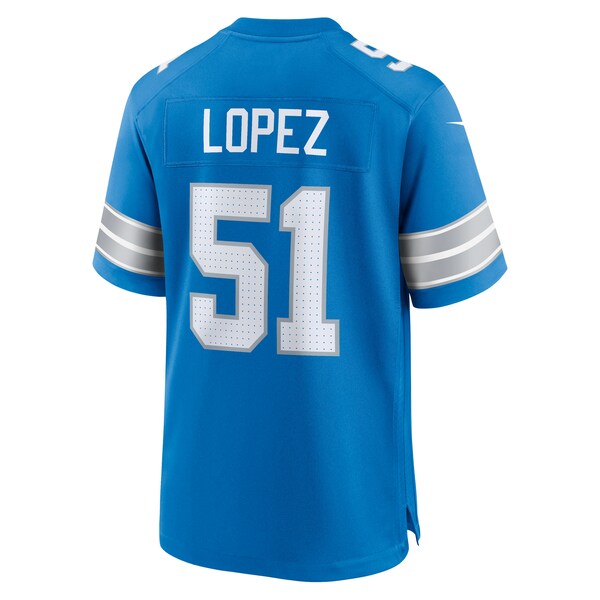 Roy Lopez Detroit Lions Nike Team Game Jersey - Blue - Image 4
