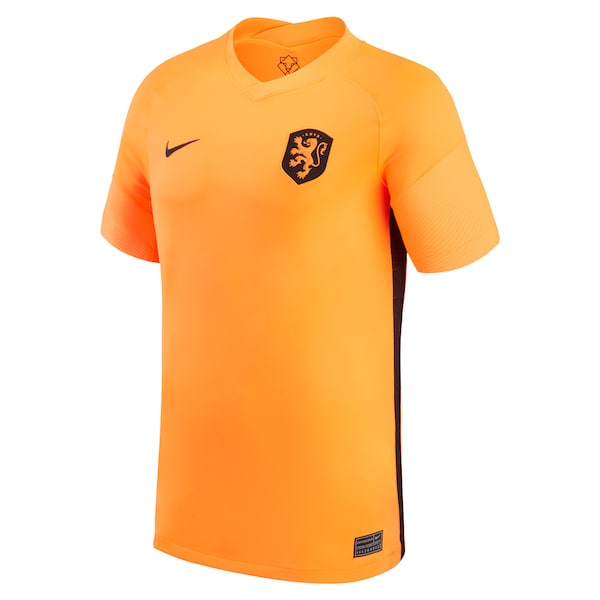 Netherlands Women's National Team Nike 2022/23 Home Replica Blank Jersey - Orange - Image 2