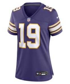 Alternative view of Adam Thielen Minnesota Vikings Nike Women's Alternate Player Jersey - Purple