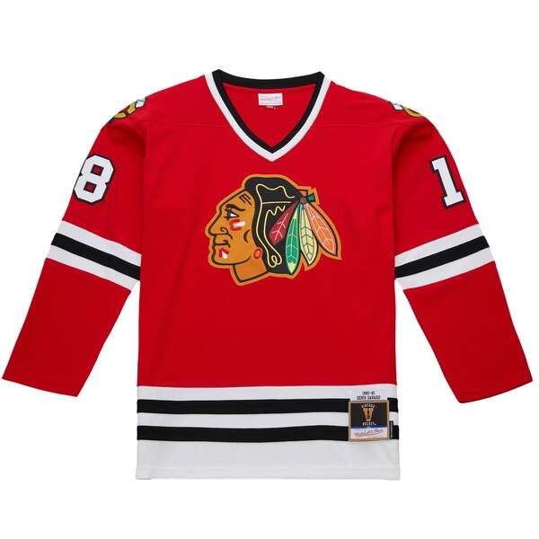 Denis Savard Chicago Blackhawks 1980-81 Power Play Jersey - Scarlet - Image 2