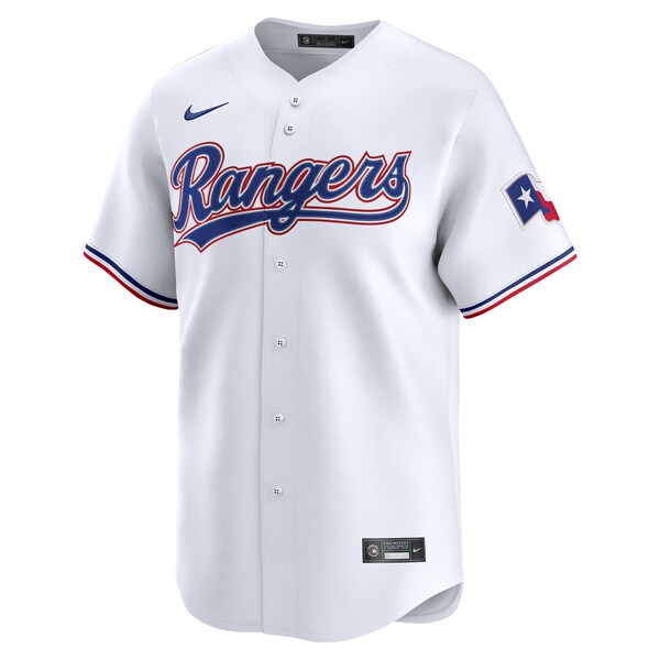 Texas Rangers Nike Home Limited Jersey - White - Image 3