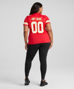 Alternative view of Kansas City Chiefs Nike Women's Super Bowl LIX Custom Game Jersey - Red