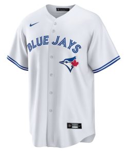Alternative view of Toronto Blue Jays Nike Home  2025 Jackie Robinson Day Replica Jersey - White