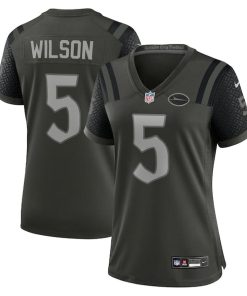 Garrett Wilson New York Jets Nike Women's 2025 Rivalries Collection Game Jersey - Gotham Green