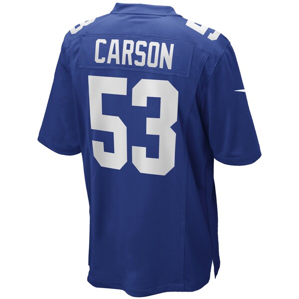 Harry Carson New York Giants Nike Game Retired Player Jersey - Royal - Image 3