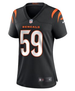 Alternative view of Akeem Davis-Gaither Cincinnati Bengals Nike Women's Game Player Jersey - Black
