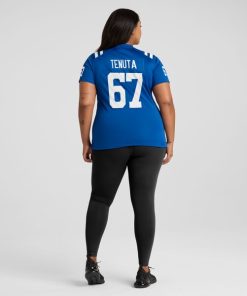 Alternative view of Luke Tenuta Indianapolis Colts Nike Women's Team Game Jersey -  Royal