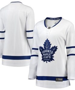 Alternative view of Toronto Maple Leafs  Women's Away Breakaway Jersey - White/Blue
