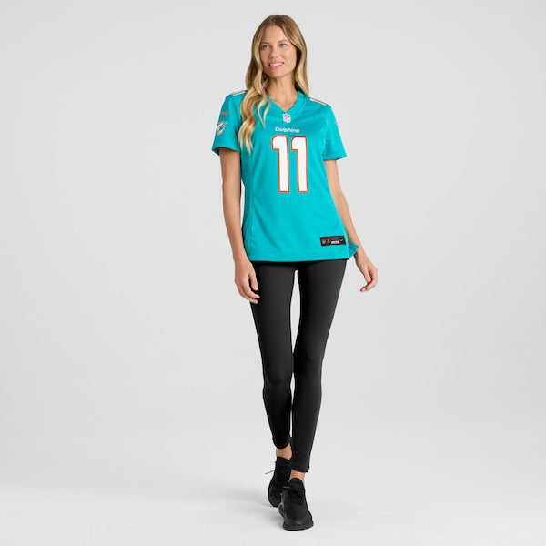 David Long Jr. Miami Dolphins Nike Women's Game Jersey - Aqua - Image 4