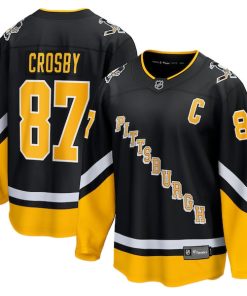 Sidney Crosby Pittsburgh Penguins  2021/22 Alternate Premier Breakaway Player Jersey - Black